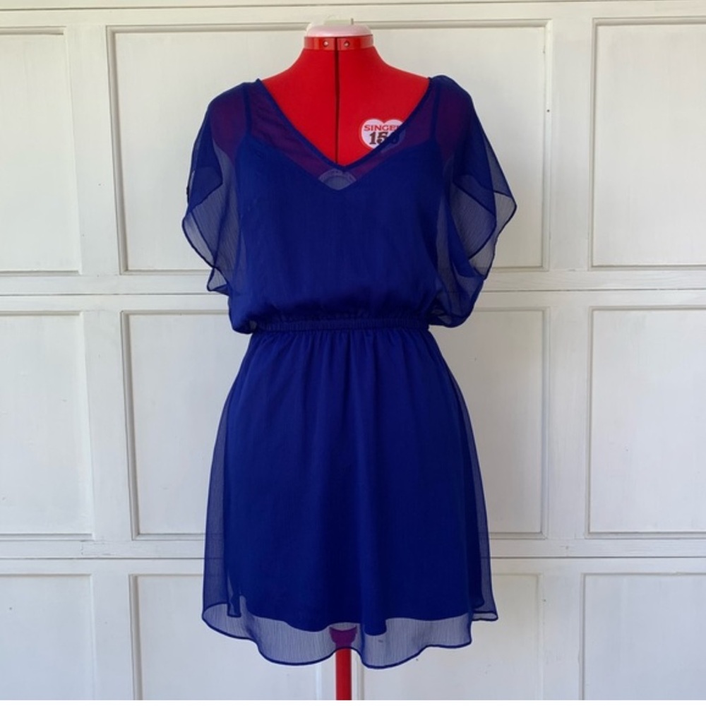 Express Royal Blue Mini Dress